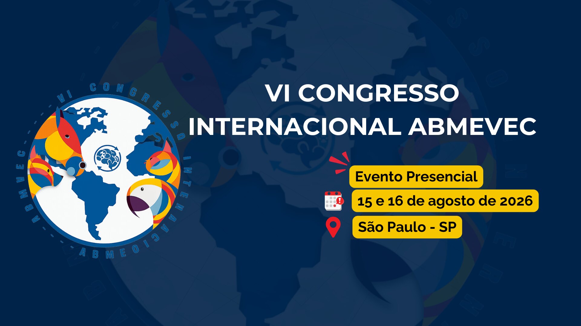 Arte oficial do VI Congresso Internacional ABMeVeC